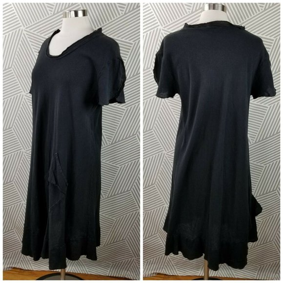 OH MY GAUZE size 2 Large Lagenlook Long Dress - Picture 3 of 9